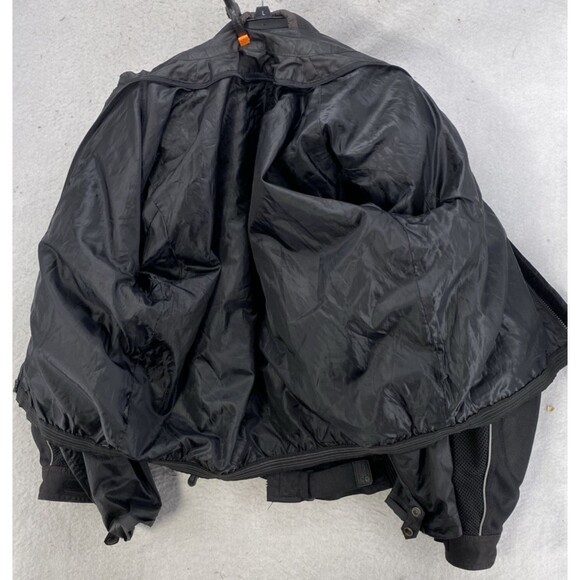 Tourmaster Intake Motorcycle Jacket Mens Size Large 44 Coat Black CE Protector - Picture 12 of 16